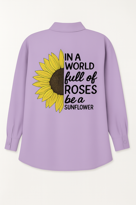 Sunflower Spirit Oversized Shirt