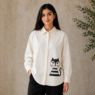 Chic-Cat Statement Shirt