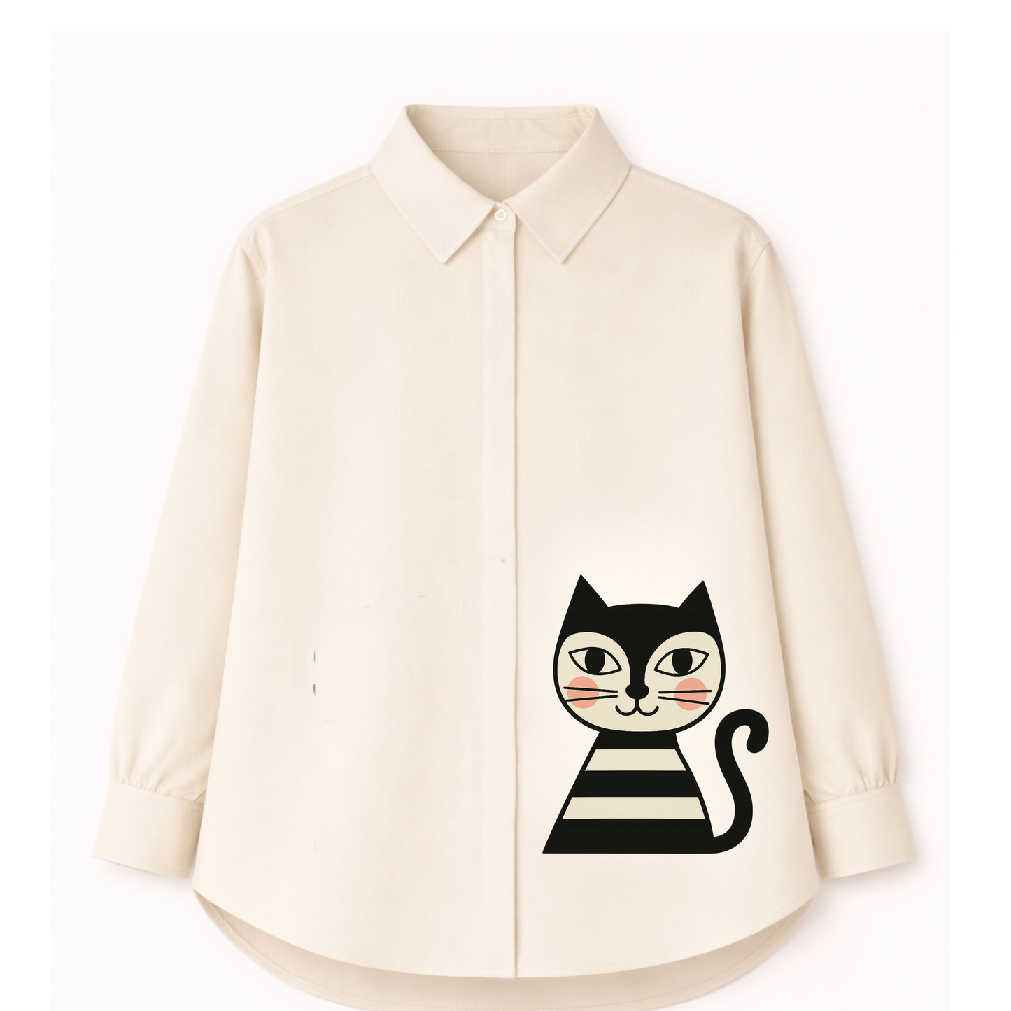 Chic-Cat Statement Shirt