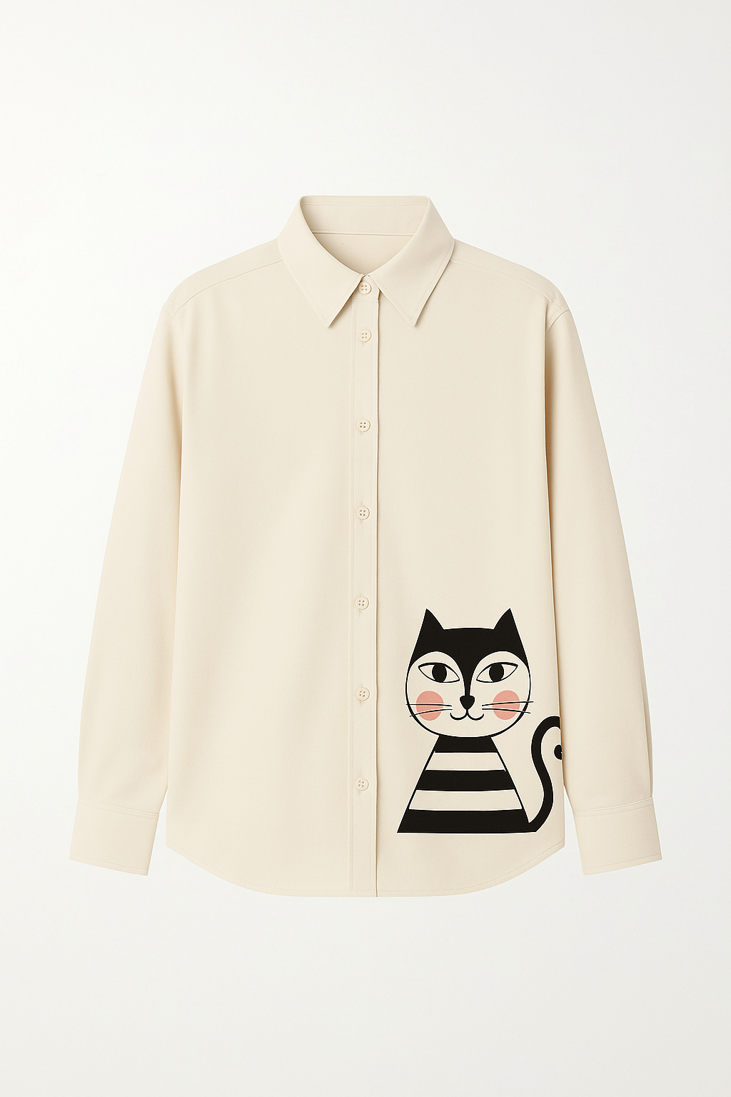 Chic-Cat Statement Shirt