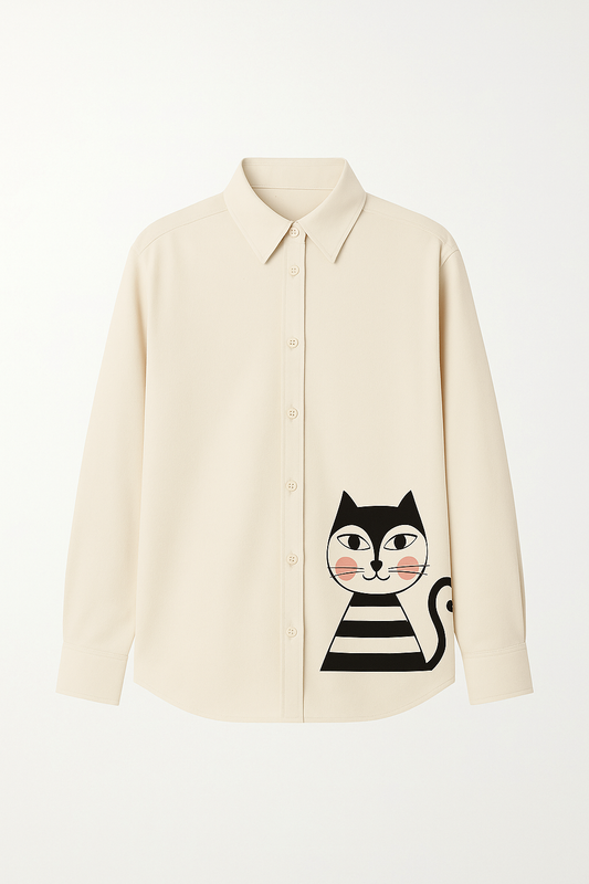 Chic-Cat Statement Shirt