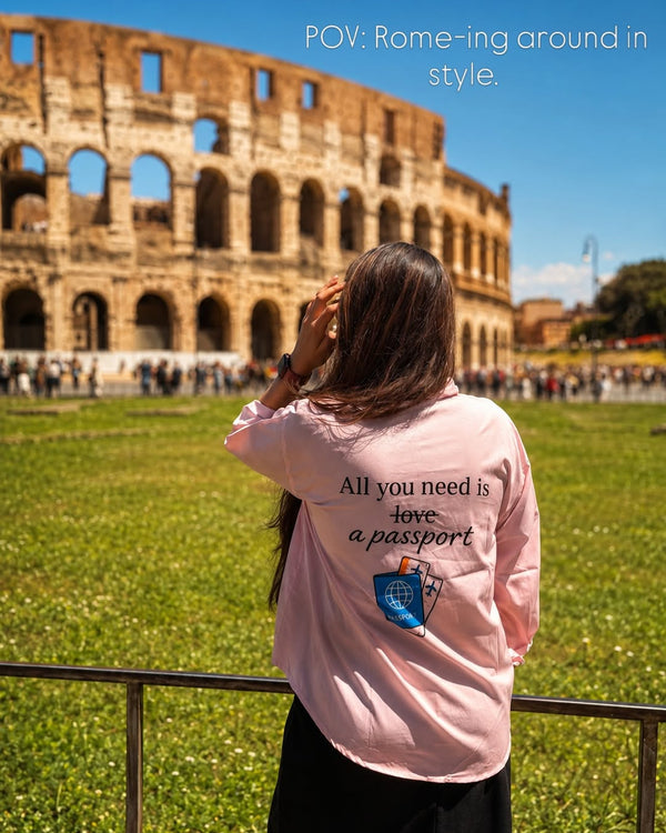 Passport Over Love Shirt