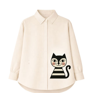 Chic-Cat Statement Shirt