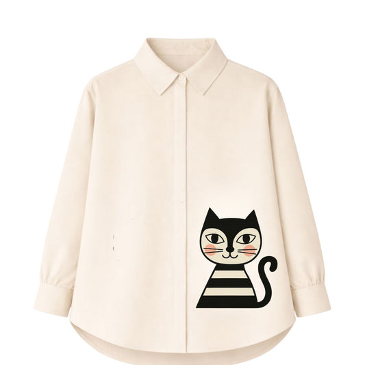 Chic-Cat Statement Shirt
